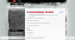 Desktop Screenshot of infoandskillz.wordpress.com