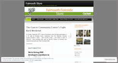 Desktop Screenshot of falmouthstore.wordpress.com