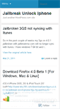 Mobile Screenshot of jailbreakalliphone.wordpress.com