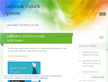 Tablet Screenshot of jailbreakalliphone.wordpress.com