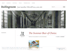 Tablet Screenshot of boilingroom.wordpress.com