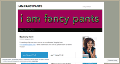 Desktop Screenshot of iamfancypants.wordpress.com