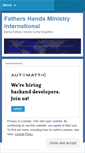 Mobile Screenshot of fathershands.wordpress.com