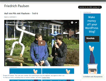 Tablet Screenshot of fpaulsen.wordpress.com