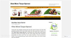 Desktop Screenshot of obatmiomtanpaoperasi92.wordpress.com