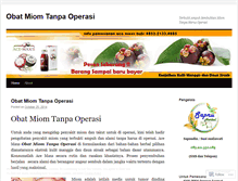 Tablet Screenshot of obatmiomtanpaoperasi92.wordpress.com