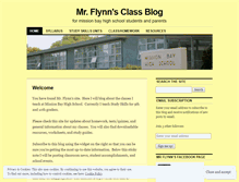 Tablet Screenshot of mrflynnsclass.wordpress.com