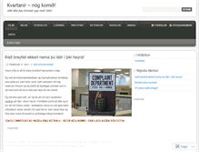 Tablet Screenshot of kvortun.wordpress.com