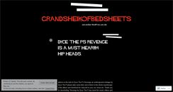 Desktop Screenshot of grandsheikofbedsheets.wordpress.com