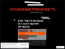 Tablet Screenshot of grandsheikofbedsheets.wordpress.com