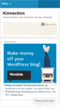 Mobile Screenshot of kinnection.wordpress.com