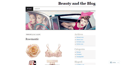 Desktop Screenshot of beautyandtheblog1.wordpress.com