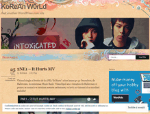 Tablet Screenshot of koreanworlddotnet.wordpress.com