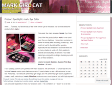 Tablet Screenshot of markgirlcat.wordpress.com