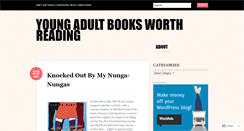 Desktop Screenshot of bookskidsmightactuallyread.wordpress.com