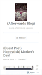 Mobile Screenshot of afterwardsblog.wordpress.com
