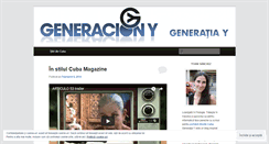 Desktop Screenshot of generacionyro.wordpress.com