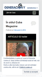 Mobile Screenshot of generacionyro.wordpress.com