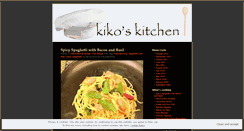 Desktop Screenshot of kikokitchen.wordpress.com