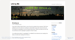 Desktop Screenshot of lifebyerica.wordpress.com