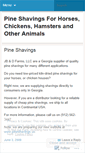 Mobile Screenshot of pineshavings.wordpress.com