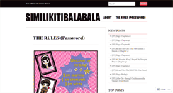 Desktop Screenshot of dhaniarsimilikitibalabala.wordpress.com
