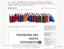 Tablet Screenshot of bibliotep.wordpress.com