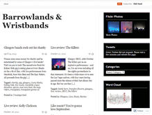 Tablet Screenshot of barrowlandsandwristbands.wordpress.com