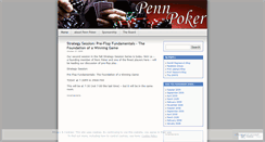 Desktop Screenshot of pennpoker.wordpress.com