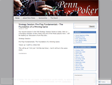 Tablet Screenshot of pennpoker.wordpress.com