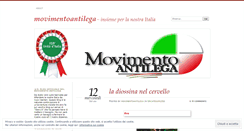 Desktop Screenshot of movimentoantilega.wordpress.com