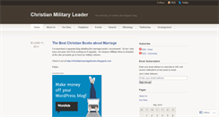 Desktop Screenshot of christianmilitaryleader.wordpress.com