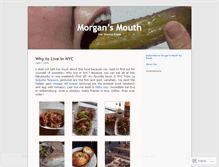 Tablet Screenshot of morgansmouth.wordpress.com