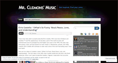 Desktop Screenshot of mrclemonsmusic.wordpress.com