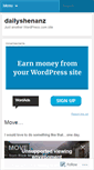 Mobile Screenshot of dailyshenanz.wordpress.com