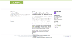 Desktop Screenshot of jpsolvingit.wordpress.com