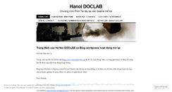 Desktop Screenshot of hanoidoclab.wordpress.com