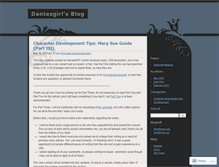 Tablet Screenshot of dantesgirl.wordpress.com