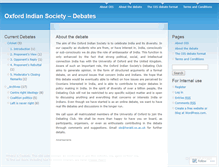 Tablet Screenshot of oxfordindsoc.wordpress.com