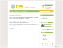 Tablet Screenshot of cesconsult.wordpress.com