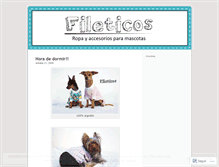 Tablet Screenshot of fileticos.wordpress.com