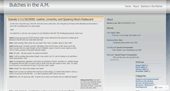 Desktop Screenshot of butchesintheam.wordpress.com