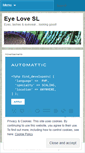 Mobile Screenshot of eyelovesl.wordpress.com
