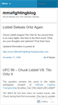 Mobile Screenshot of mmafighting.wordpress.com