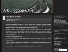 Tablet Screenshot of bulldoginexile.wordpress.com