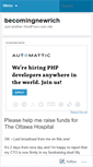 Mobile Screenshot of becomingnewrich.wordpress.com