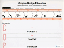 Tablet Screenshot of corrigandesignedu.wordpress.com