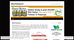 Desktop Screenshot of obatkolesteroll02.wordpress.com