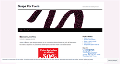 Desktop Screenshot of guapaporfuera.wordpress.com