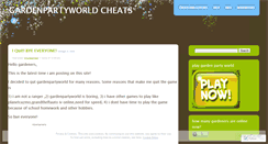 Desktop Screenshot of gpcheats.wordpress.com